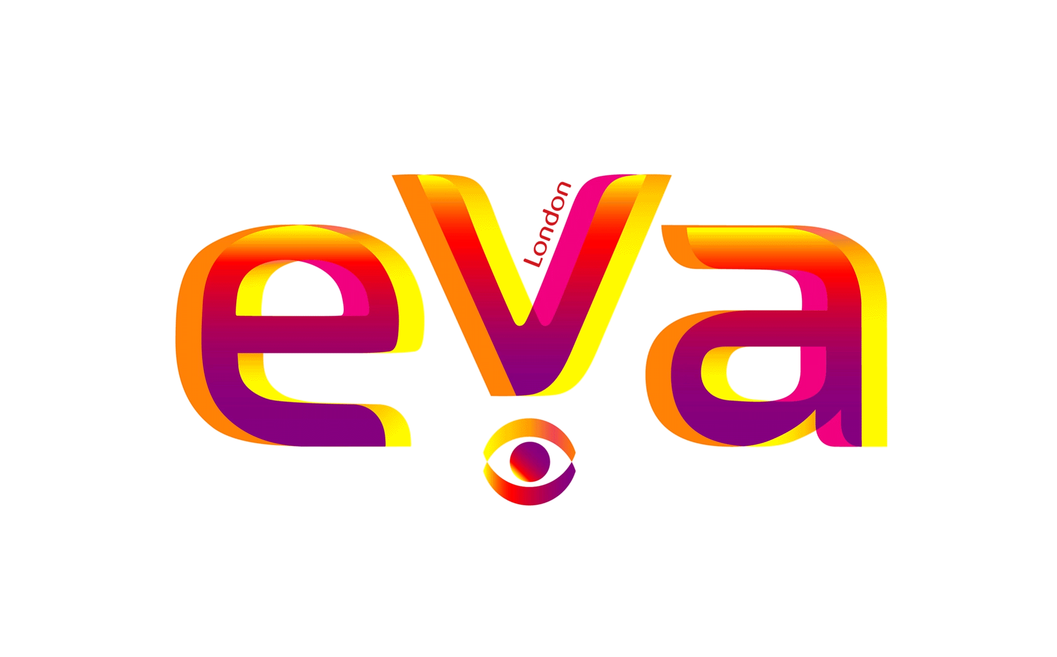 Branding Identity for EVA London conference by Color.Zone branding team.